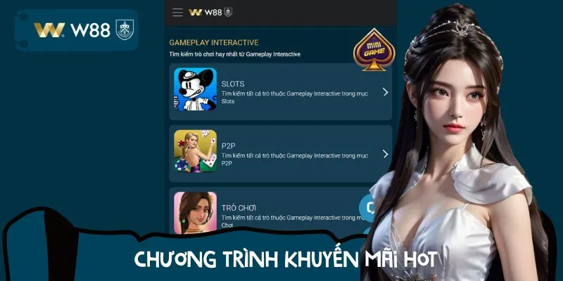 Một số chương trình ưu đãi được nhiều thành viên lựa chọn tại W88